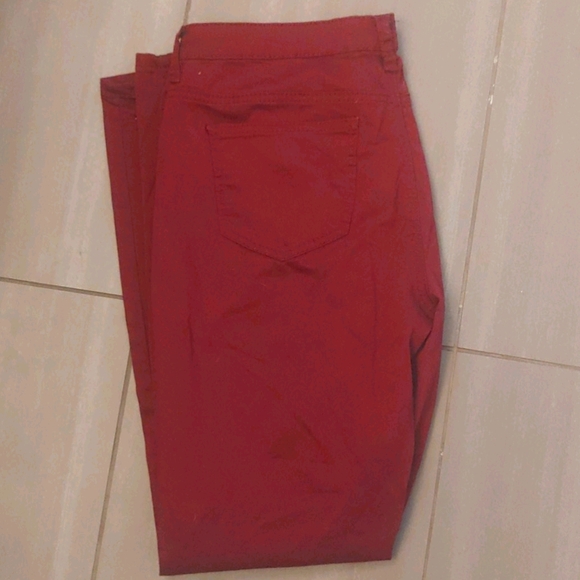 Warehouse One Burgundy Pants - Picture 1 of 2